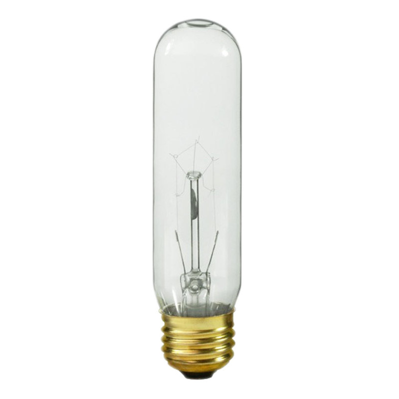 RoyalDesigns 60 Watt T10 Incandescent NonDimmable Light Bulb E26